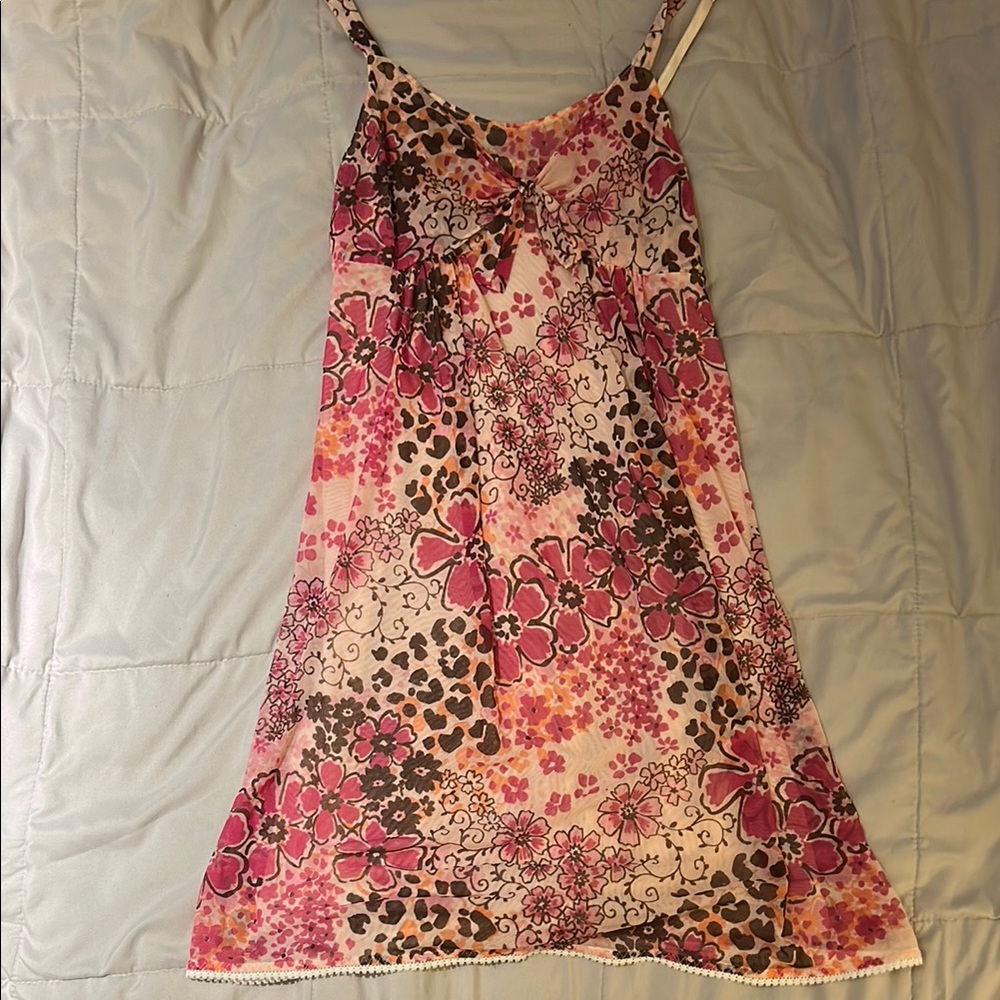 On Gossamer Pink Floral Dress